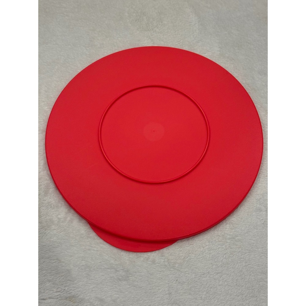 Tupperware Impressions Large Bowl Replacement Seal Lid Red 3092E-2 10 Inch